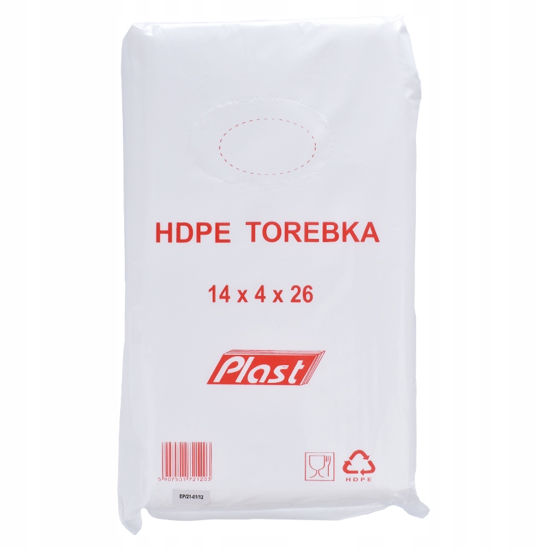 

Woreczki Foliowe Hdpe Worki Torebki 14x4x26 cm