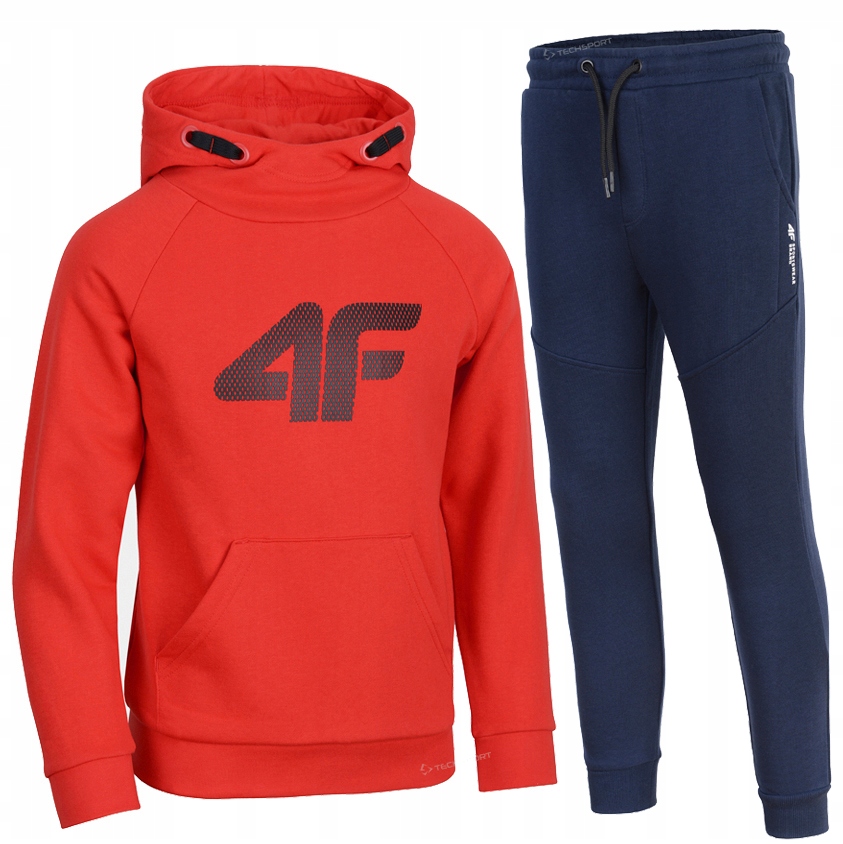 

4F Chłopięcy Dres Komplet Bluza Spodnie 164