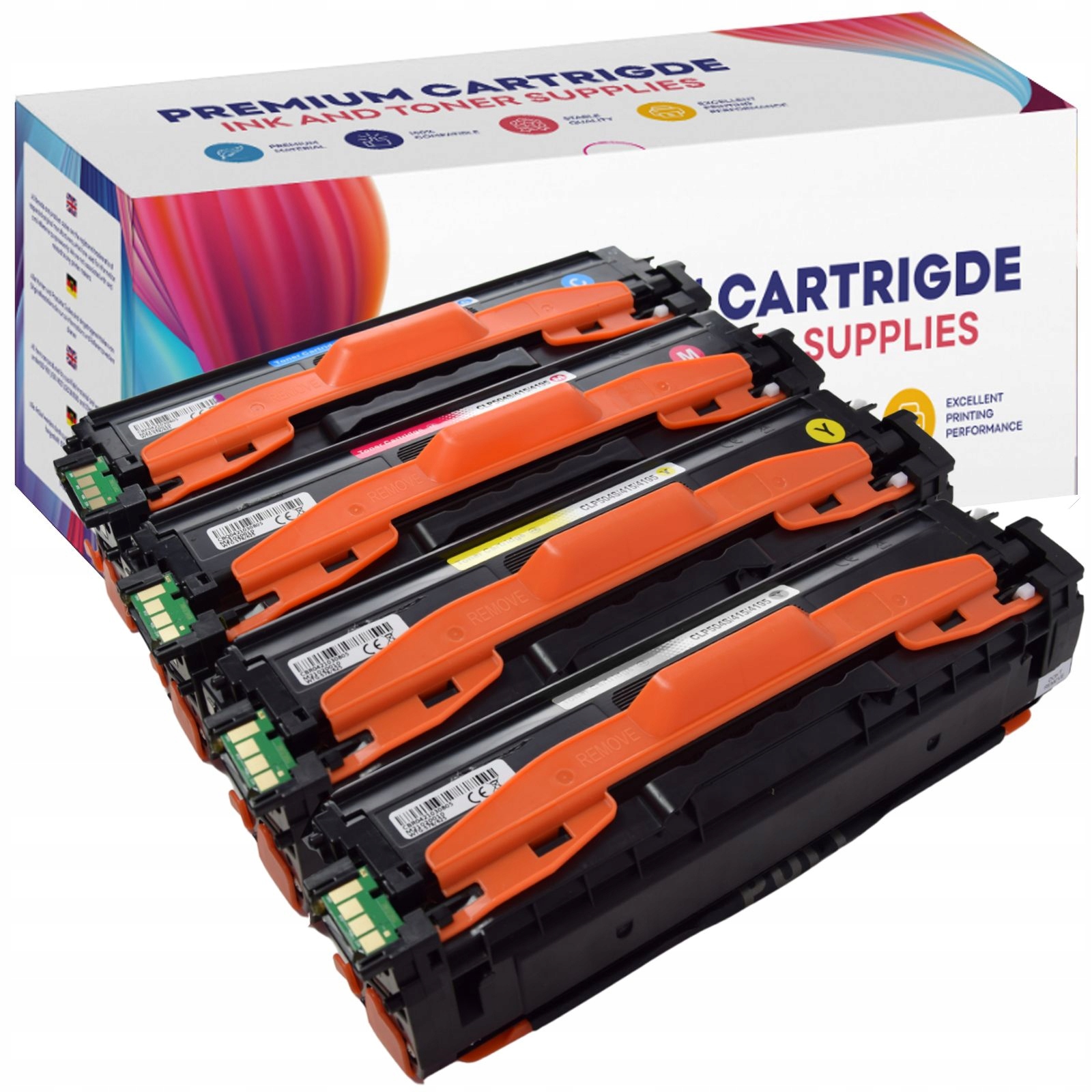 4x Toner pro Samsung 504S CLX4195 C1800 řady C1860
