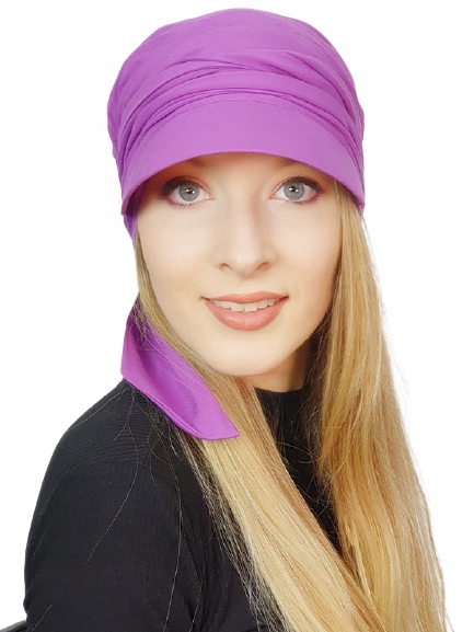 

Turban Lara z daszkiem W-160 na lato Eva Design