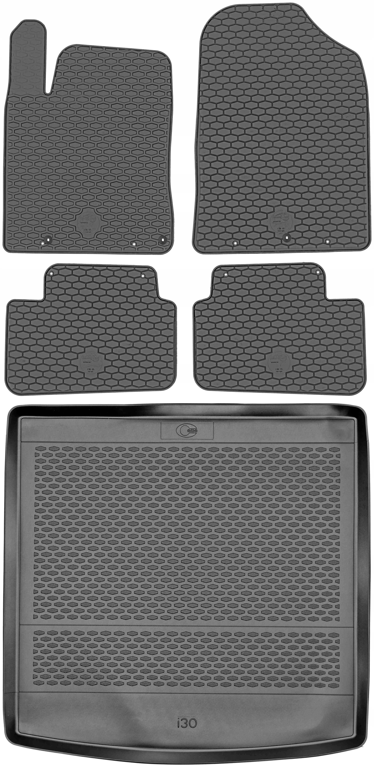 yundai i30 III Kombi 2017 Koberce batožinový priestor