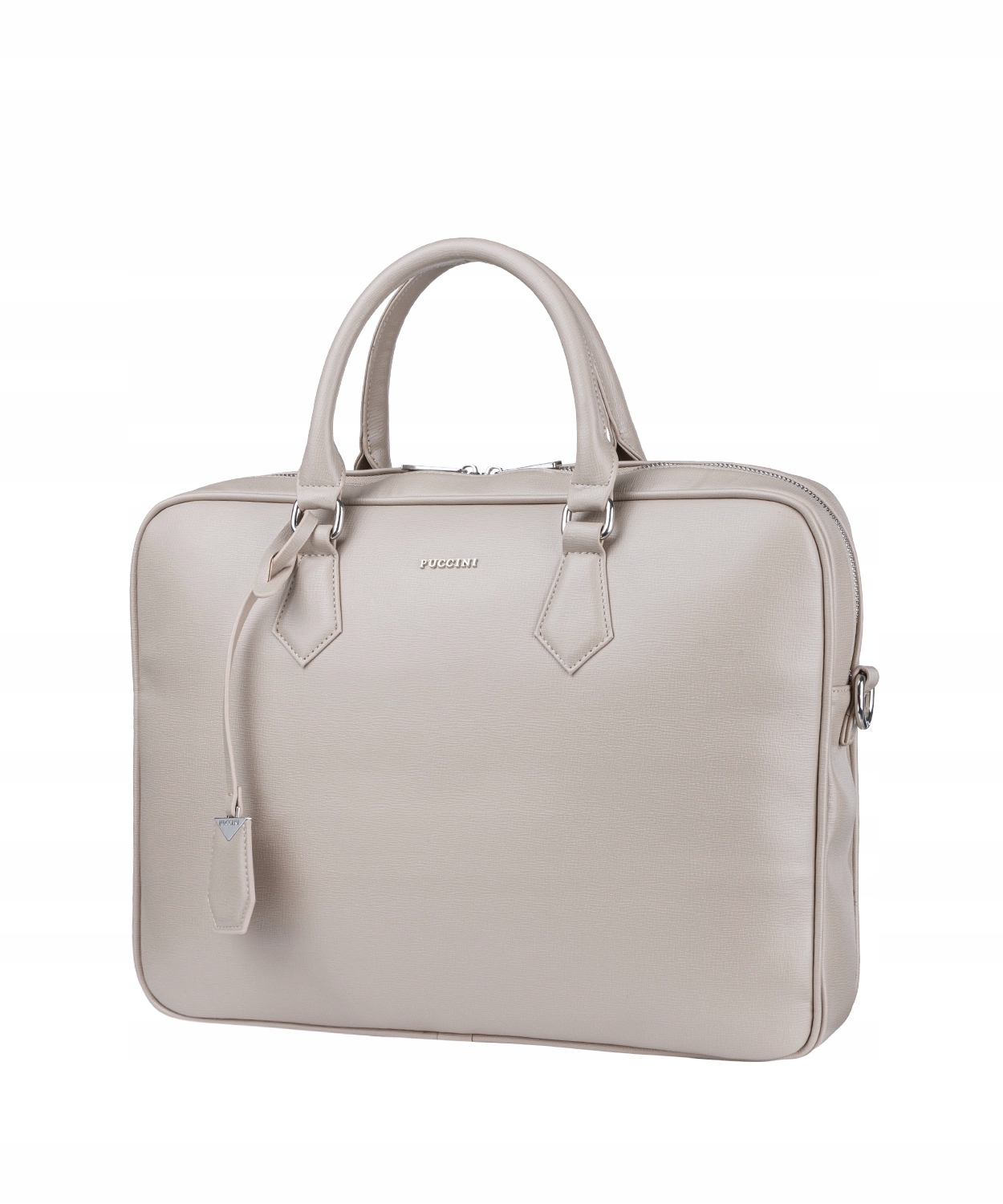 

Torba Na Laptopa Puccini Damska Beżowa BAXP0028 6A
