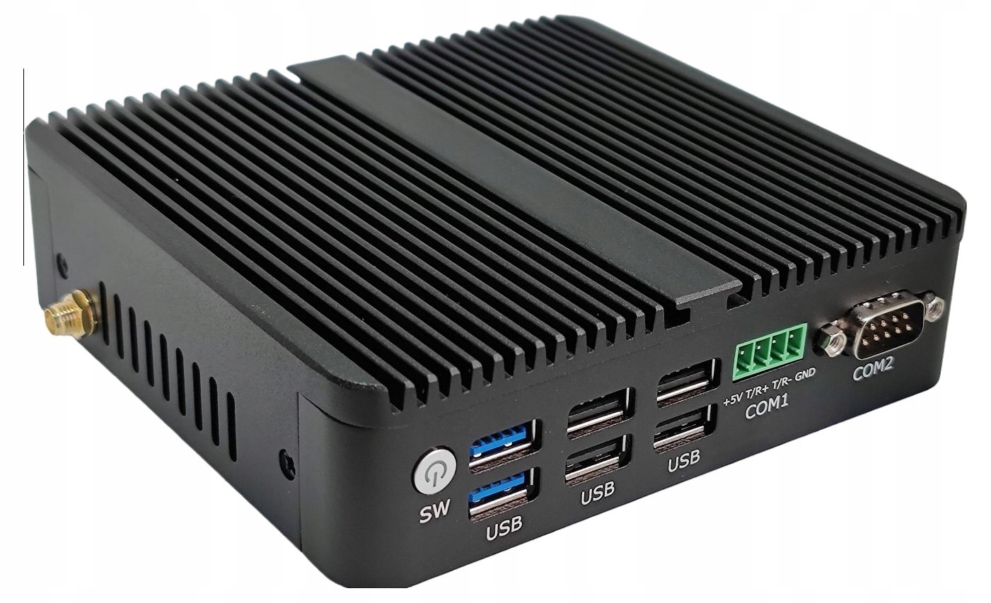 Przemysłowy mini PC fanless M4 4x LAN COM DP ruter Pfsense VPN Firewall Model M4-J6426L4