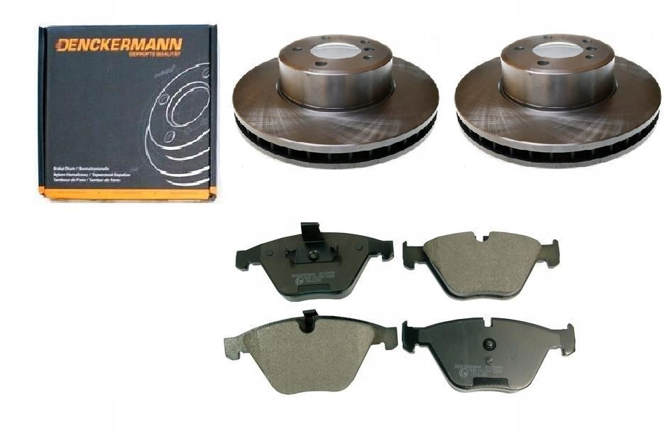 Kotouče Bmw 7 E65 E66 Přední Sada 348 MM