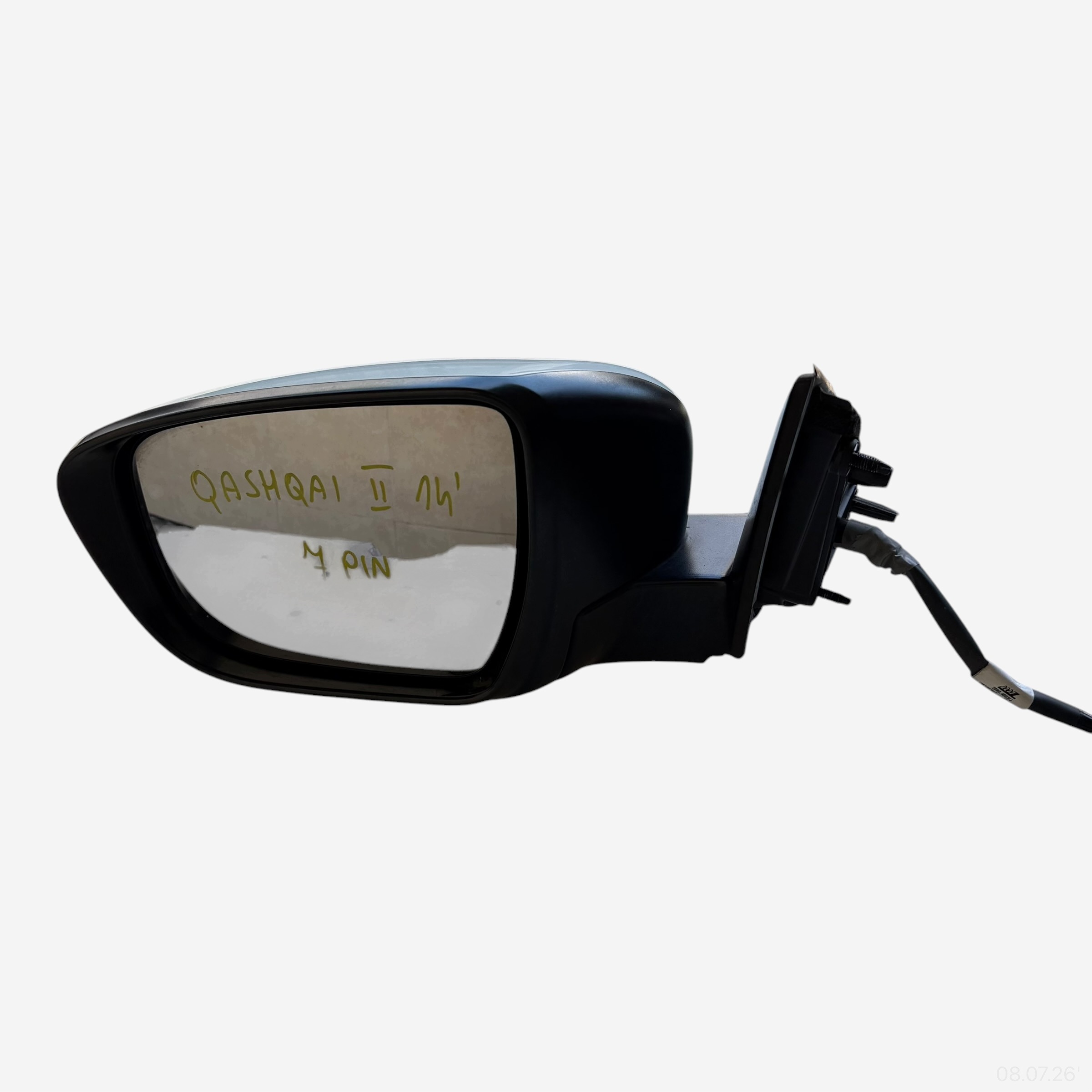 mirror left NISSAN QASHQAI II J11 2014 ROK 7 PIN