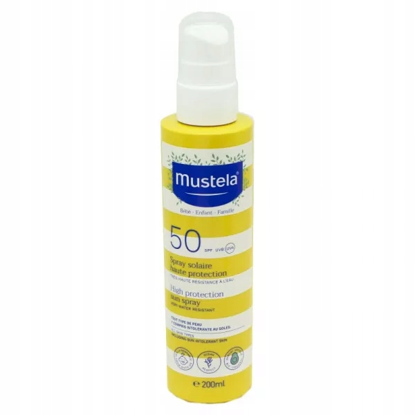 Mustela Sun Spray 200 ml spray przeciwsłoneczny SPF50+