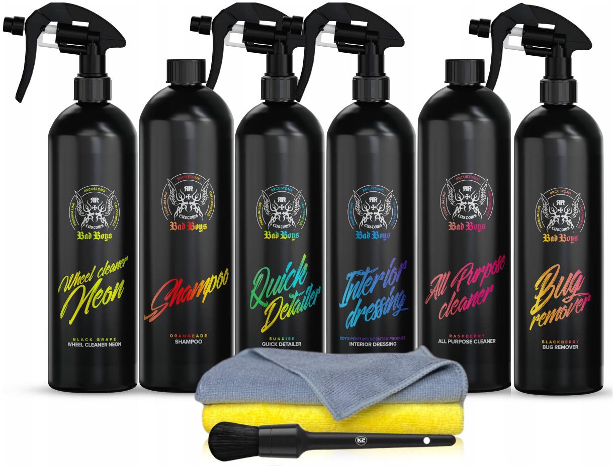RR Customs RRC Bad Boys Mega Zestaw Kosmetyków Do Auta Detailing Prezent