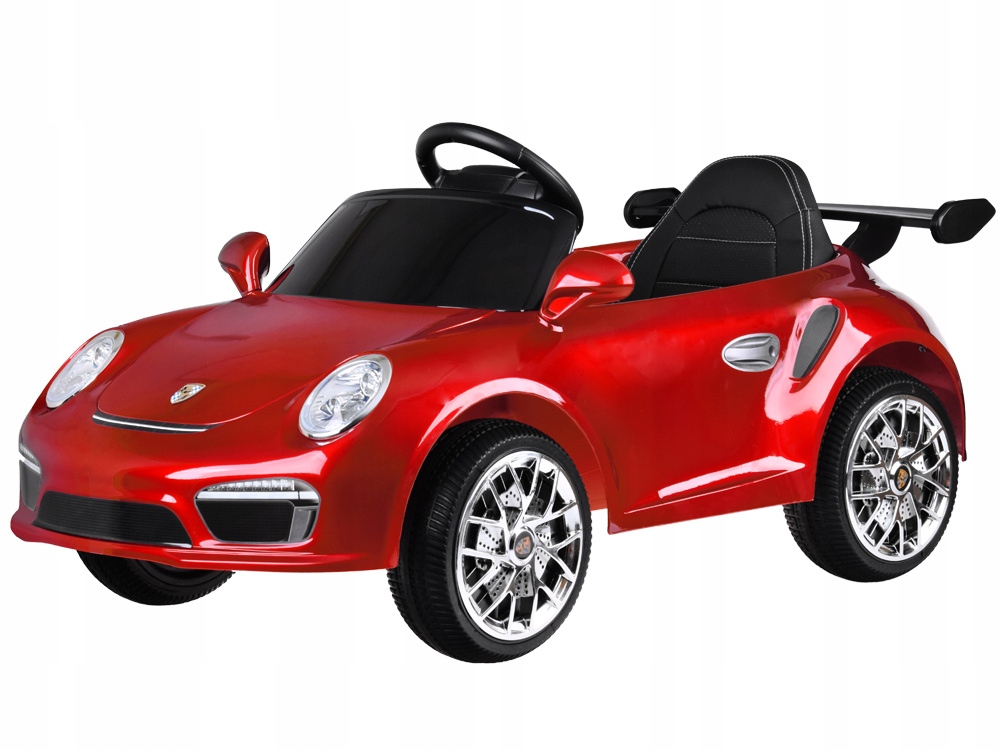 Autko elektryczne na akumulator czerwone