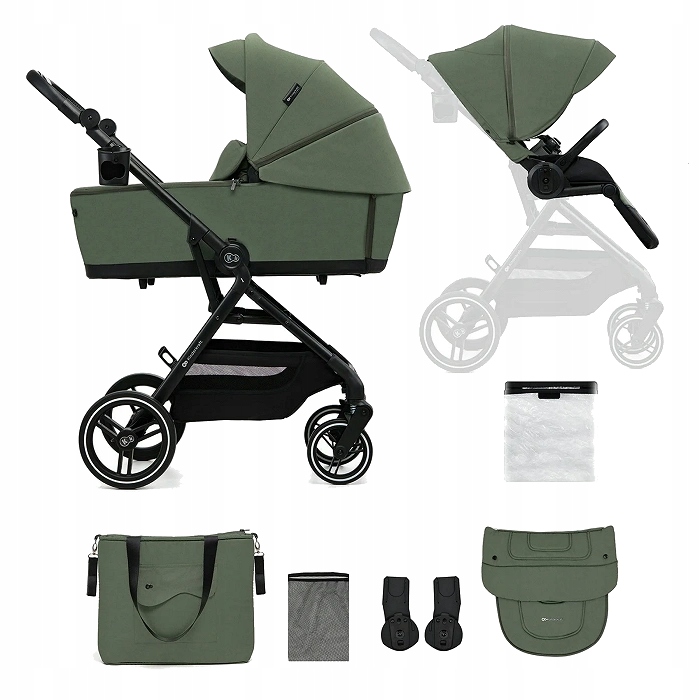 Kinderkraft Wózek Wielofunkcyjny Yoxi Przód-tył Spacerówka +gondola Do 22KG