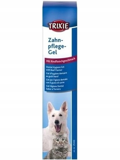 4 x Trixie Gel pro zubní hygienu s hovězí příchutí 100 g