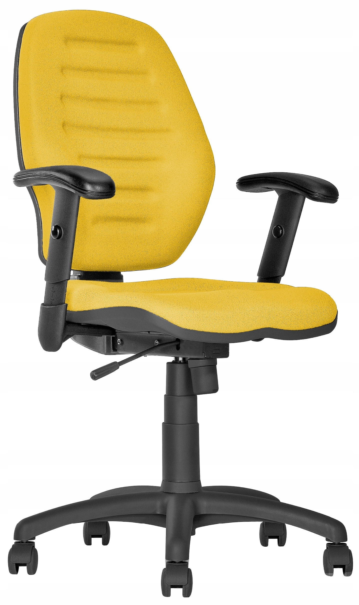 Fotel biurowy obrotowy MASTER PW R1F żółty Nowy St