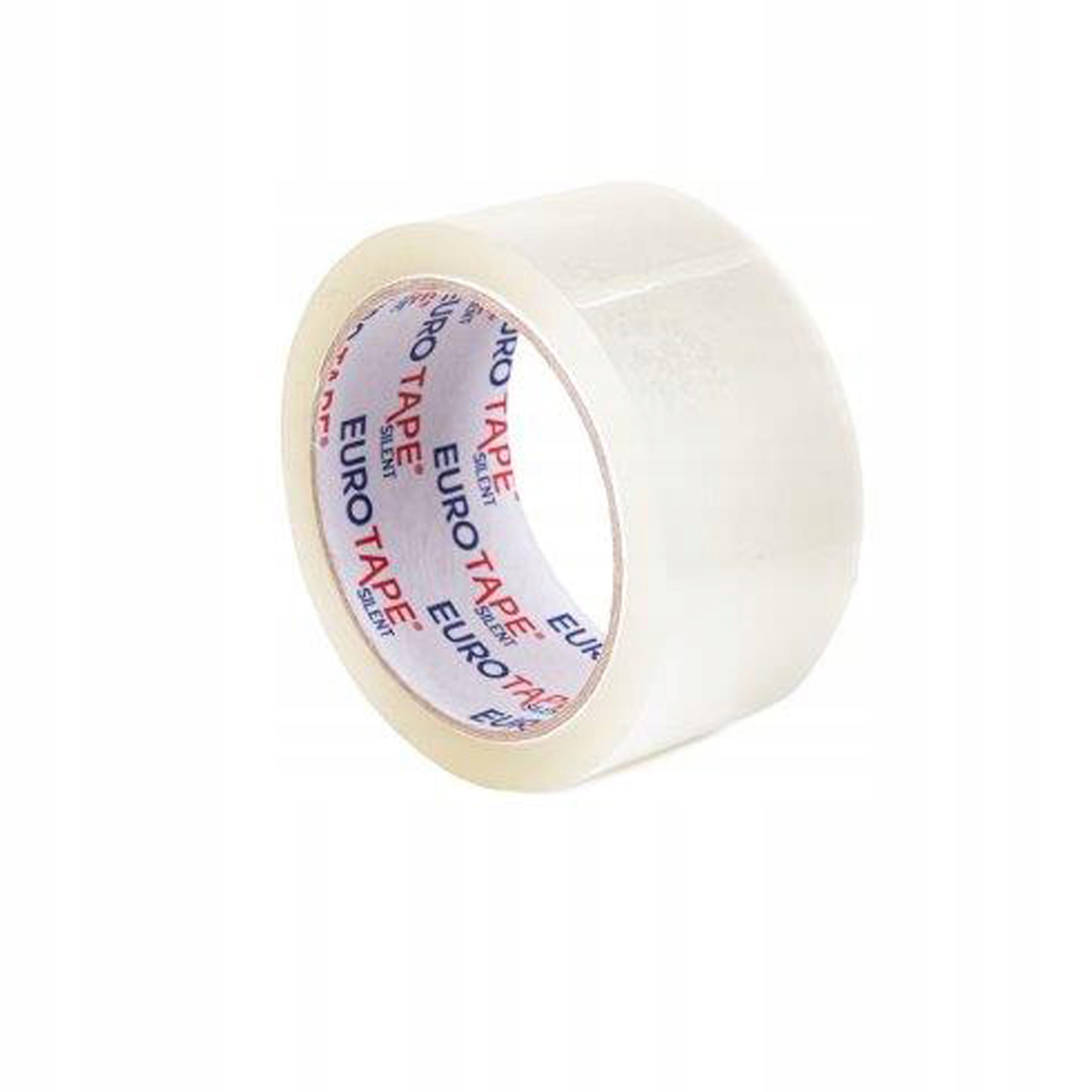 

Taśma Pakowa Cicha Transparentna 48/60 Euro-tape