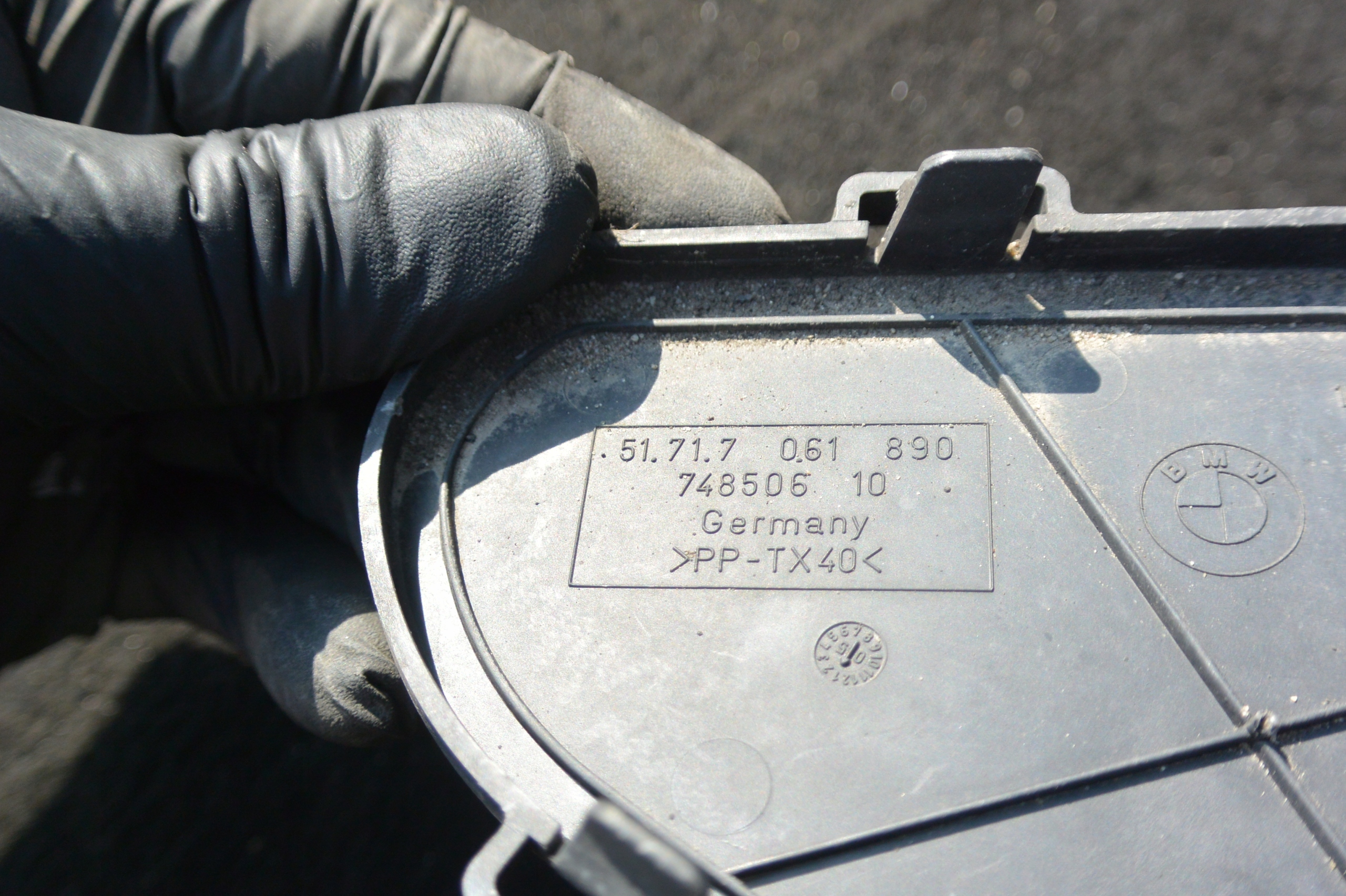 cover spoiler KANALU air right BMW 5-SERII E60 E61