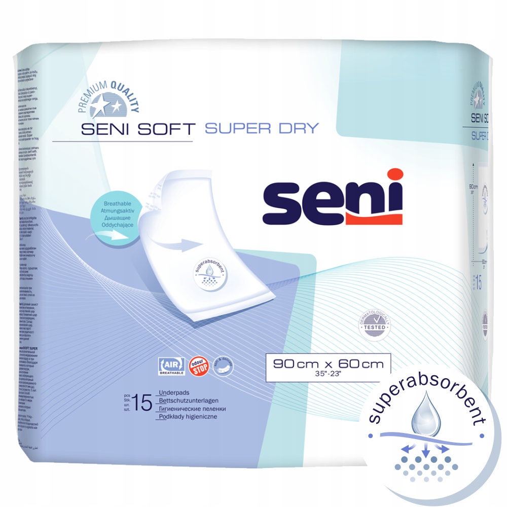 

Seni Soft Dry podkłady higieniczne 60x90