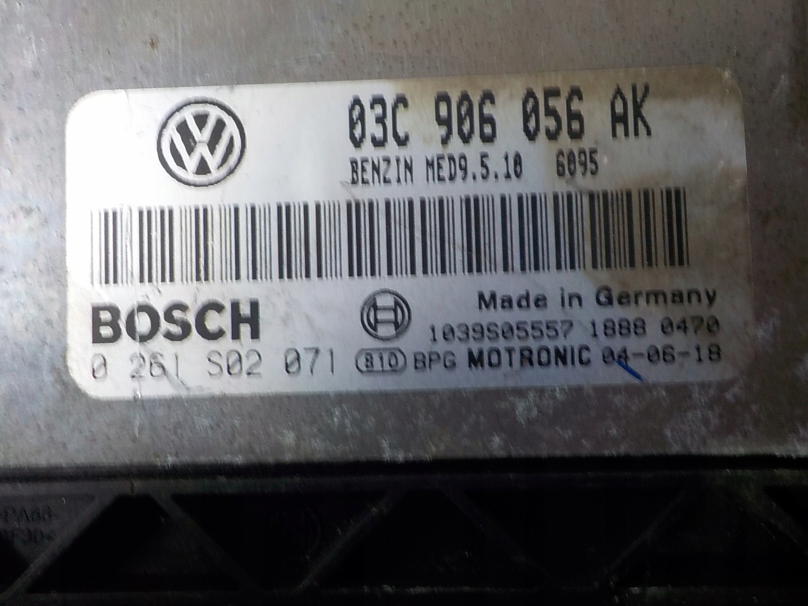VW Computer Bedienteil 03C906056AK 0261S02071