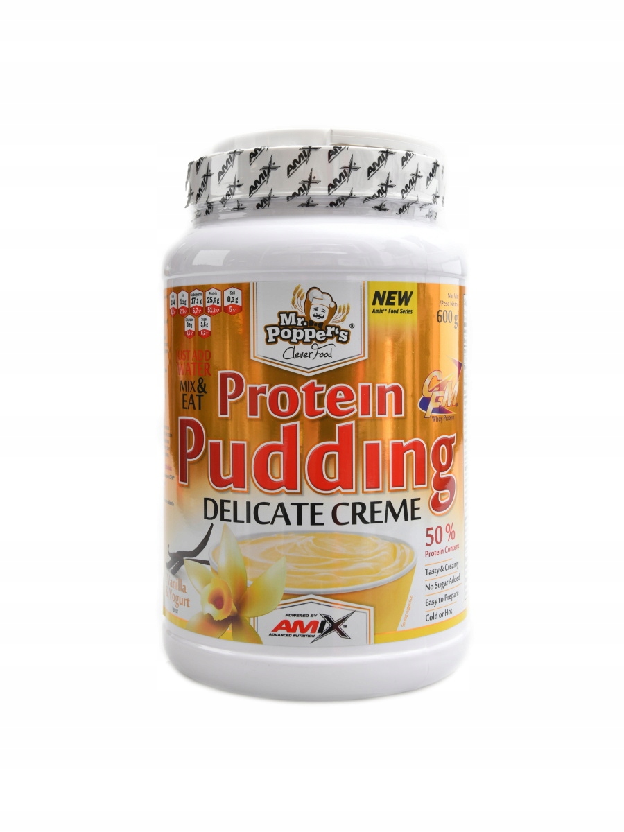 Levně Amix Pudding protein creme 2 x 600 g vanilka jogurt ekonomy pack