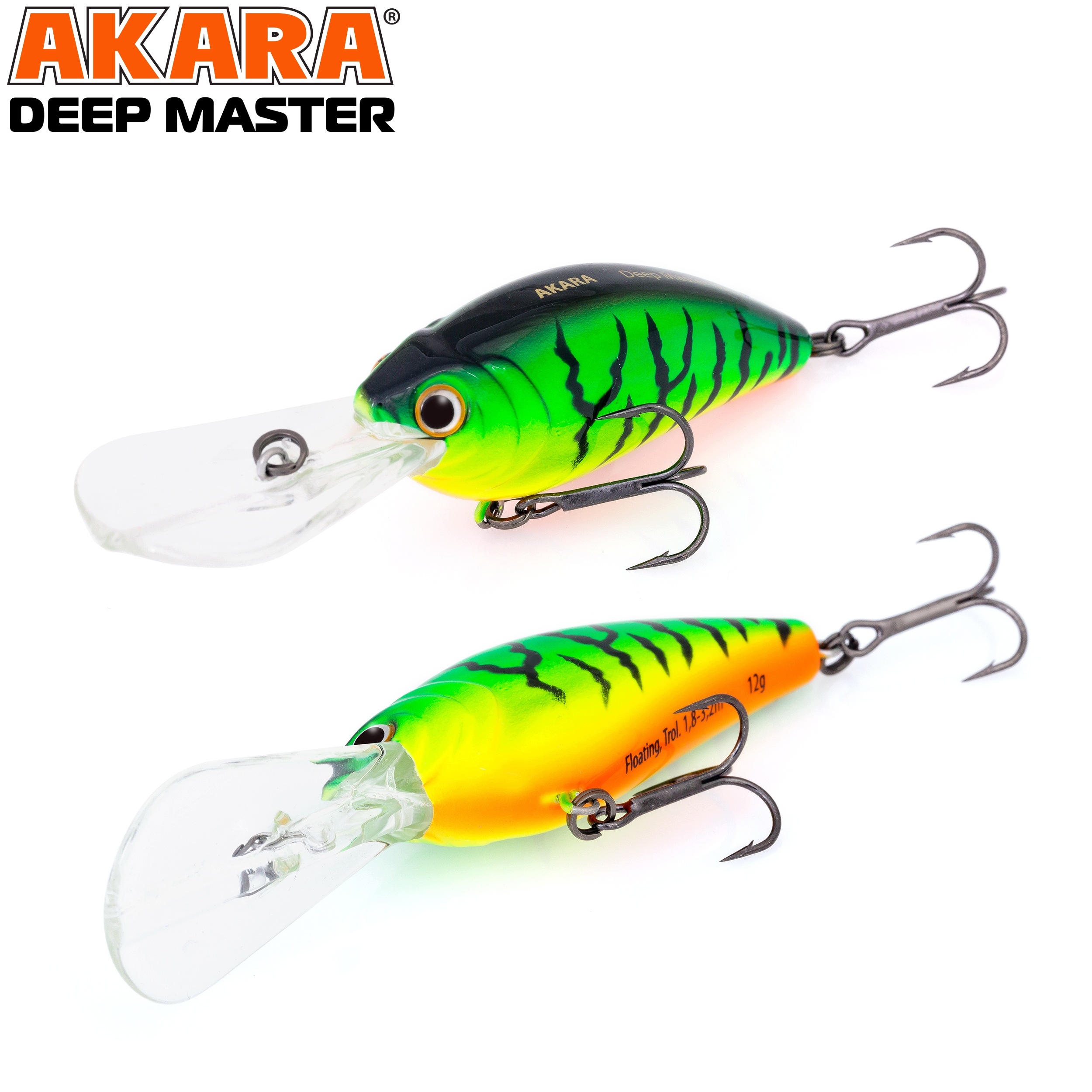 Wobler Akara Deep Master 60F 6cm 12g A68