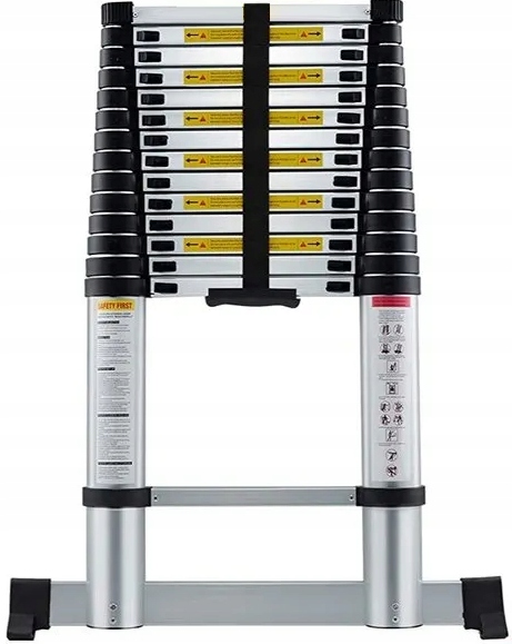 DRABINA TELESKOPOWA 4,4m + stabilizator, pokrowiec Marka Ladder