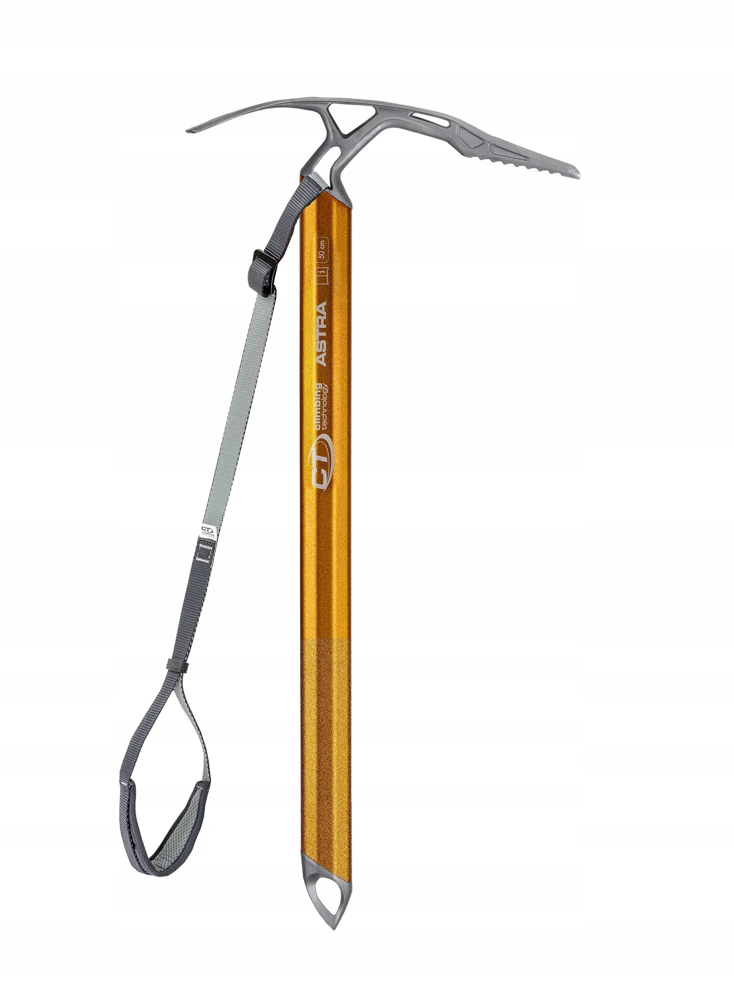 Turistický čekan Climbing Technology/SKYLOTEC Astra 50 cm dolomitově červená barva