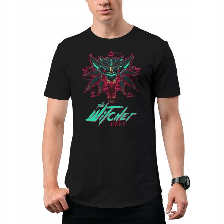 

Koszulka T-Shirt Cyber Wolf 2077 S