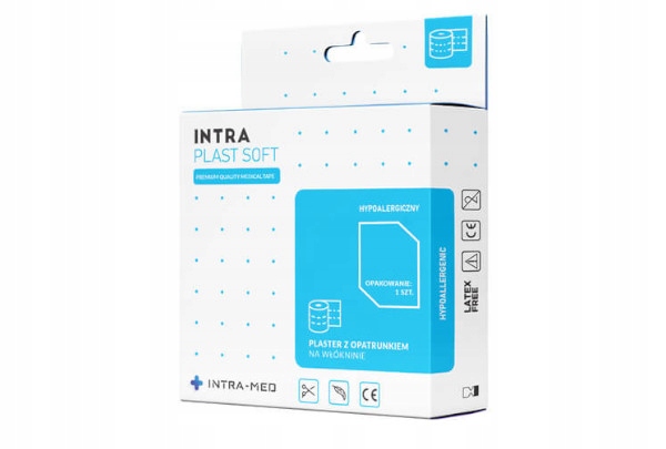 

Plast Soft Plaster Włókninowy 1m x 6cm Intra-Med