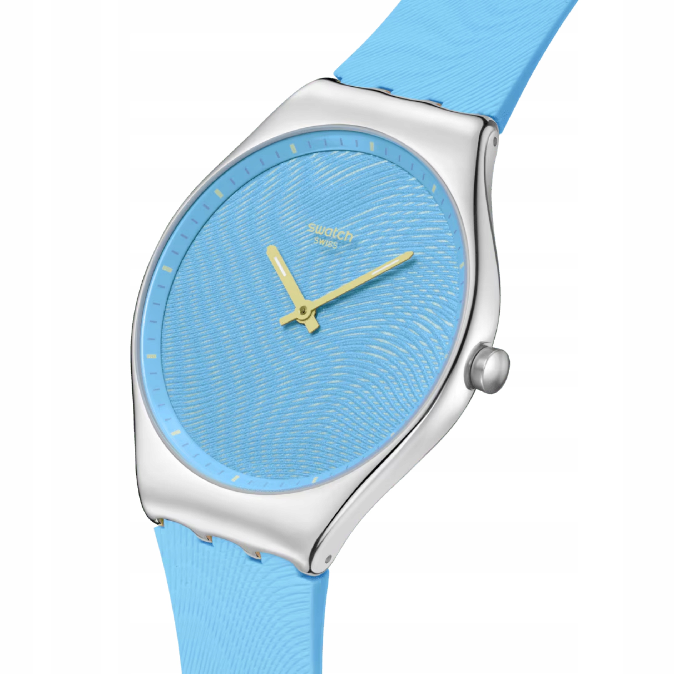 Hodinky Swatch Iridescently Blue Modré SYXS164 Unisex Nové