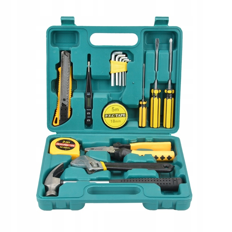 ZESTAW NARZĘDZI ŚRUBOKRĘTY MŁOTEK 16 EL WALIZKA