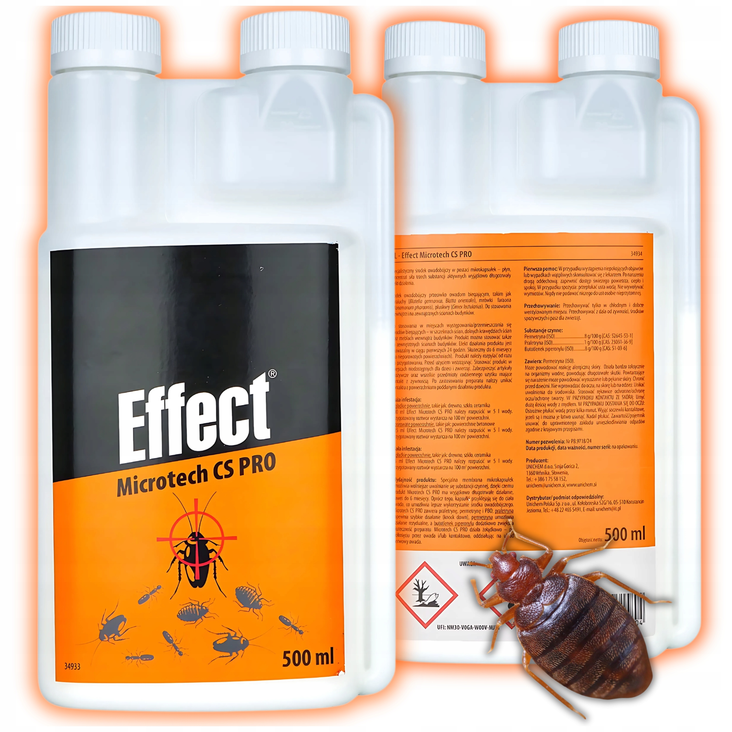 Postřikový Přípravek Na Domácí Štěnice Koncentrát Effect Microtech 500 ML