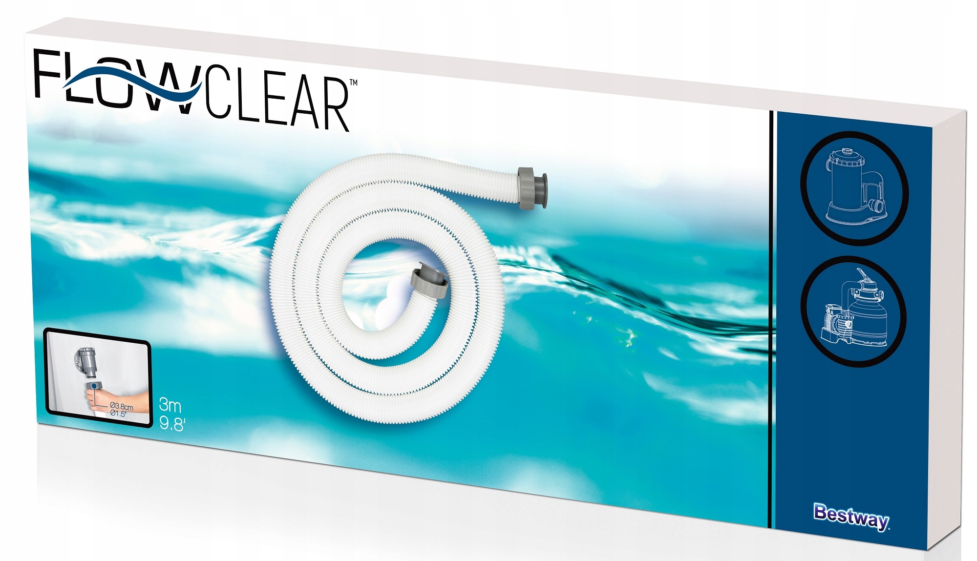 58368 Wąż Rura do Pompy Filtrującej 38mm/300CM Bestway Producent Bestway