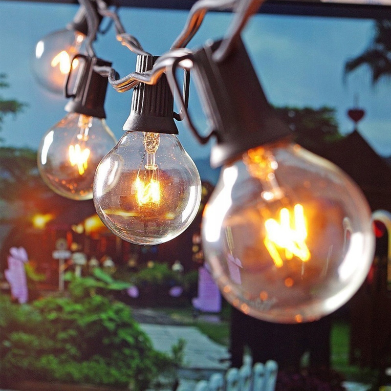 GIRLANDA DUŻE LAMPKI OGRODOWE ZEWNĘTRZNE 25 PATIO BALKON TARAS 15M Rodzaj gwintu zintegrowane źródło LED