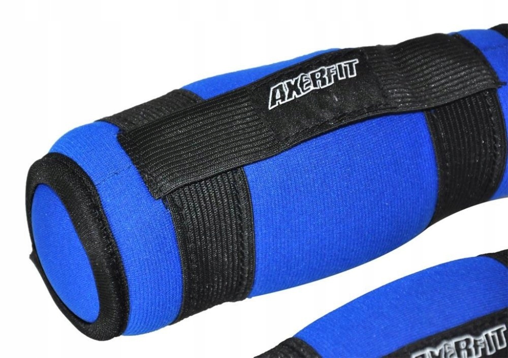 Obciążenia neoprenowe miękkie Axer z uchwytami 2x1kg