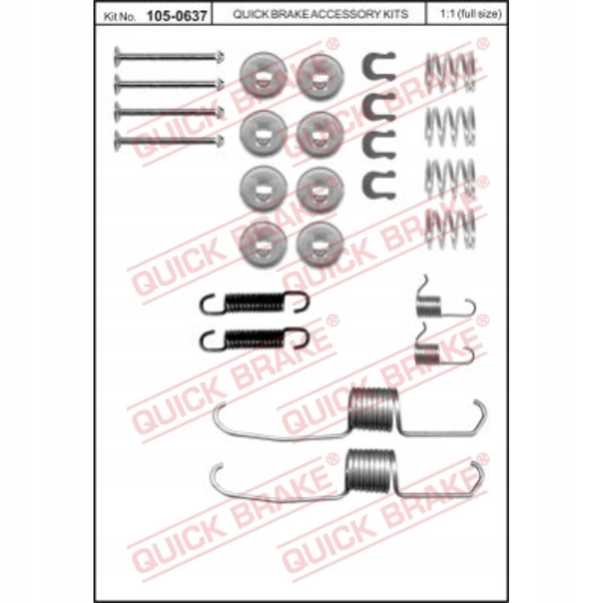 

Zestaw Montaż Szczęk Quick Brake 105-0637