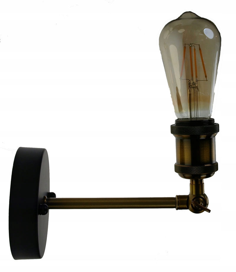 Lampa kinkiet mosiądz