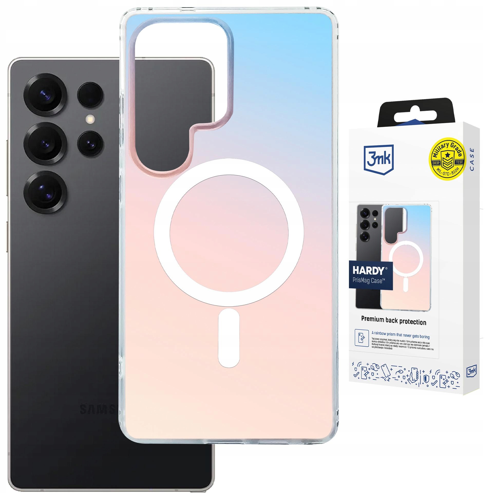 Vícebarevné Pouzdro MagSafe na Samsung Galaxy S25 Ultra 3mk PrisMag Case