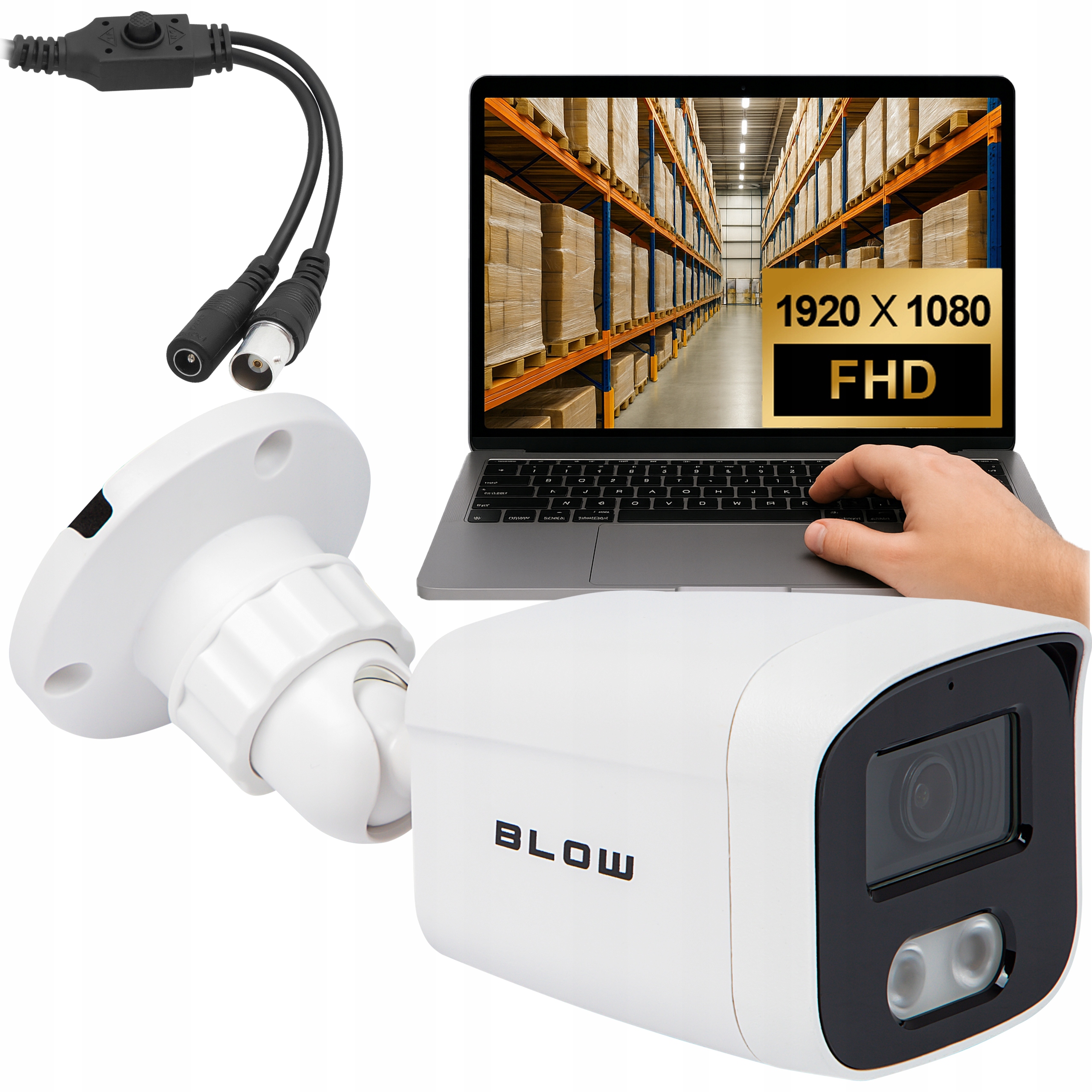 Venkovní Analogová Kamera 4v1 Tvi CVI Ahd Cvbs 5MP Tubová IP67 3,6mm