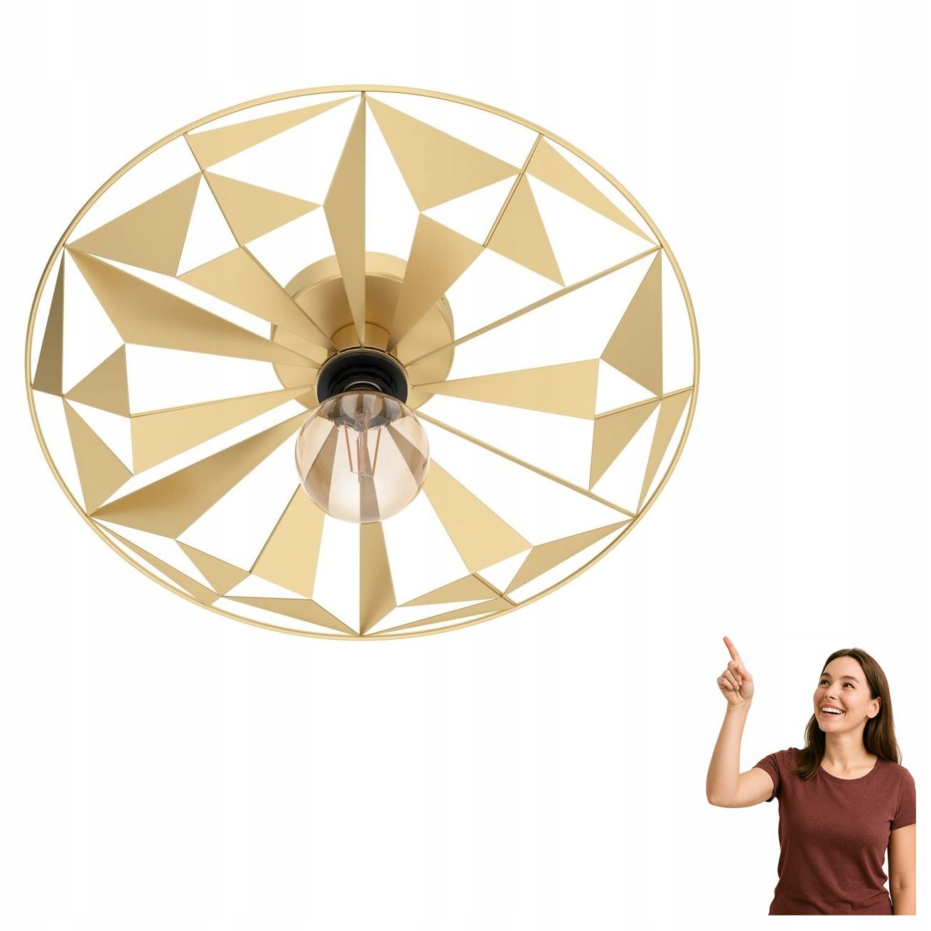 Stropná a nástenná lampa Castanuelo 43599 Eglo