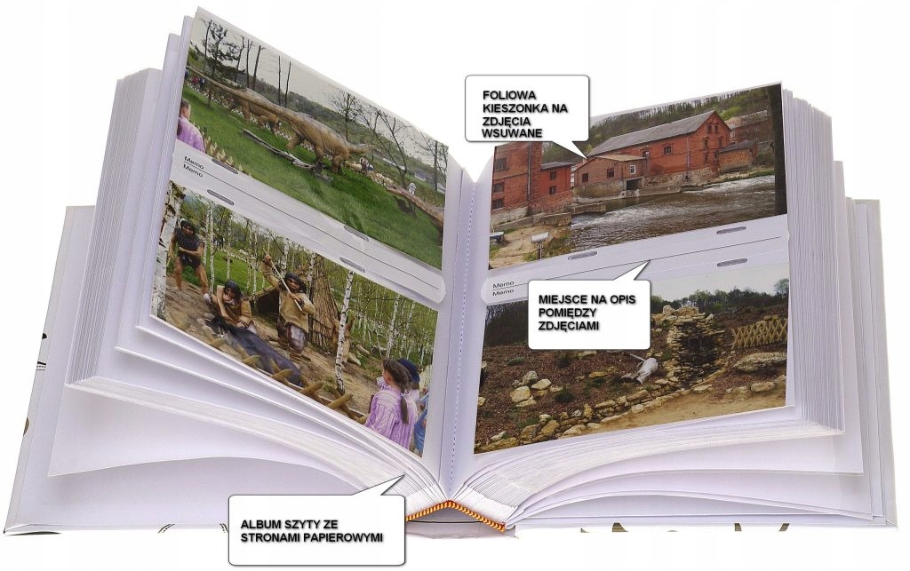 ALBUM NA ZDJĘCIA 10x15 300 ZDJĘĆ SZYTY Z OPISEM MOŻ. GRAWER Maksymalna liczba zdjęć 300 szt.
