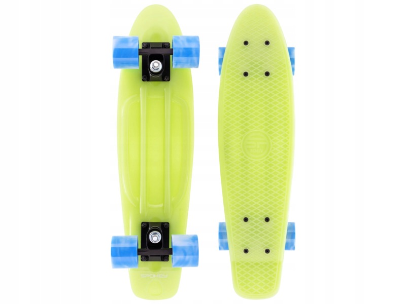 Deskorolka Spokey fiszka fluo Neo 944590