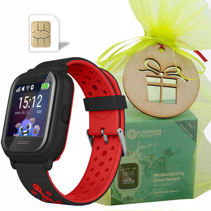 

Zegarek Gps z Aparatem Calmean Nemo2 Kids IP67 Pl