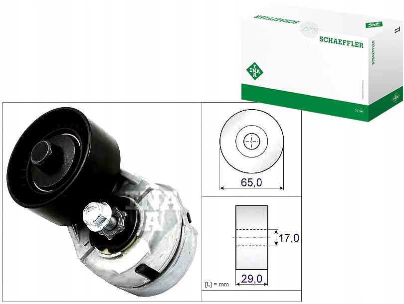 INA534 0109 20 Napínák Drážkového Řemene Fiat 1,4 Asistent řidiče #33