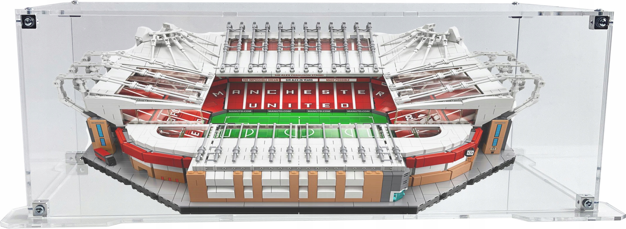 Vitrína s podstavcem pro stavebnici Lego 10272 Old Trafford Manchester United