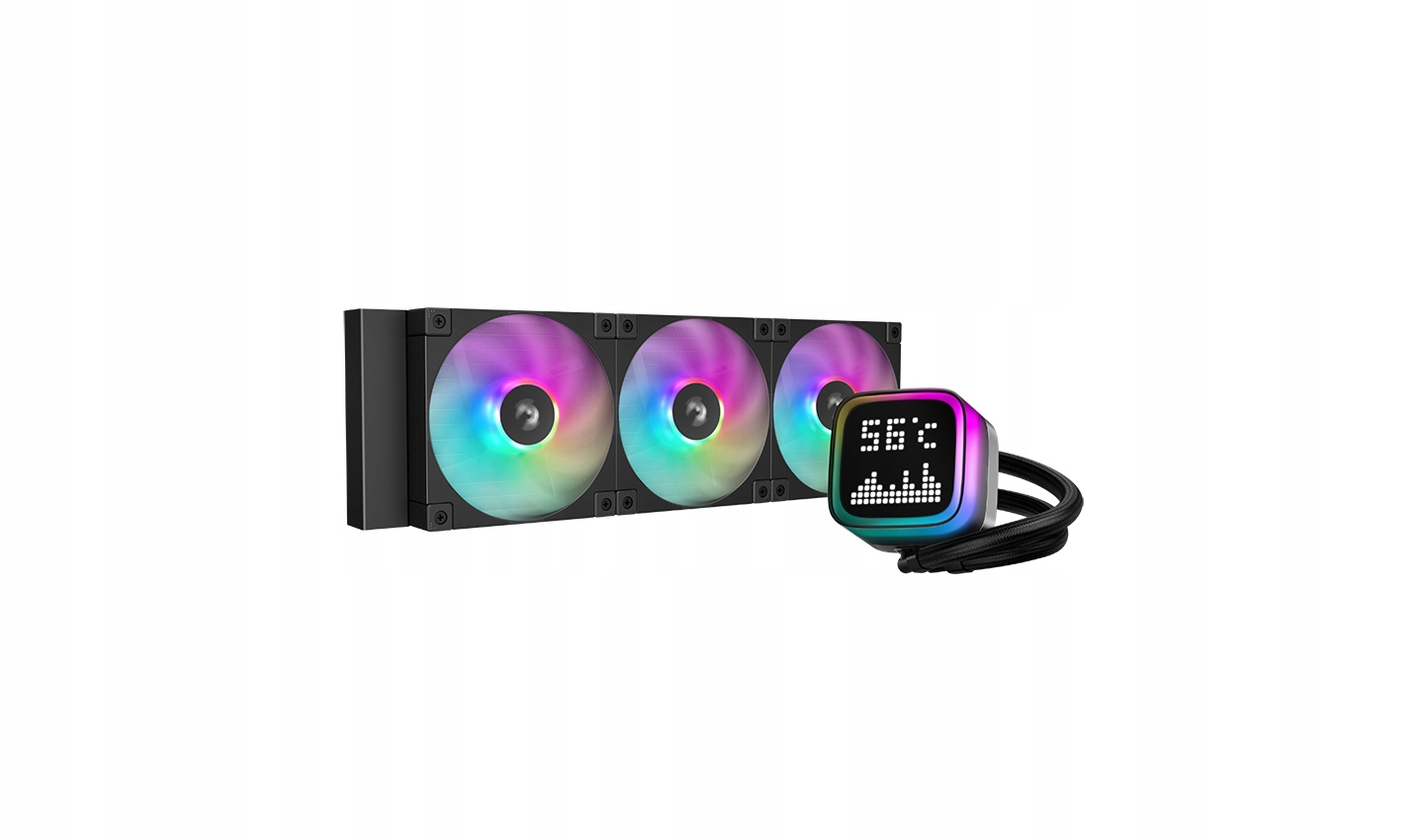 2× Chłodzenie cieczą Deepcool LP360 ARGB z efektem świetlnym