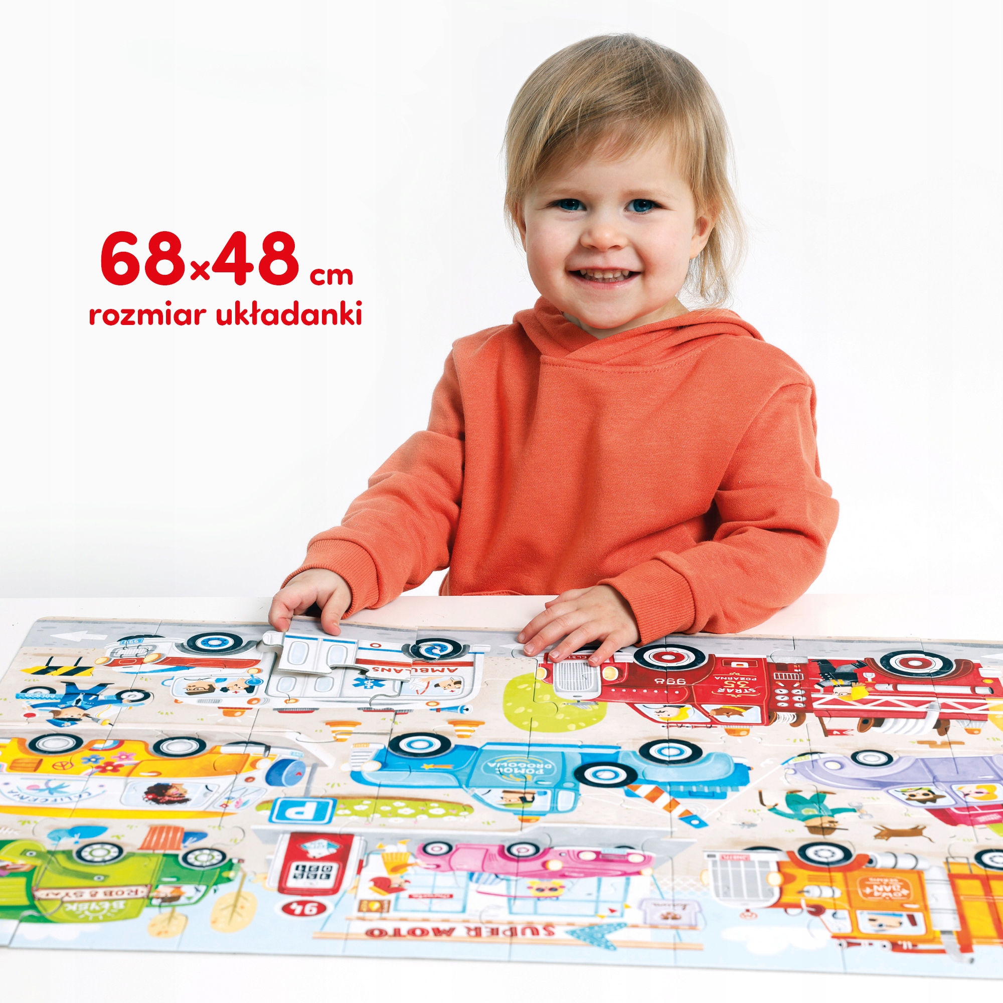 CzuCzu Moto puzzle Auta 3+ Liczba elementów 40