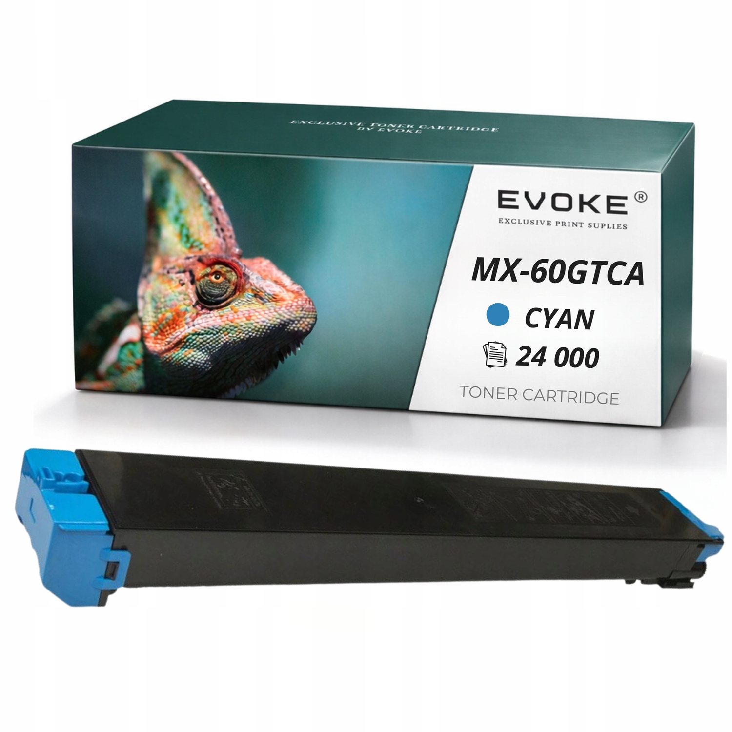 Cyan toner Sharp MX-61GTCA MX-60GTCA, 24000 stran, pro MX-3051, MX-3061, MX5071