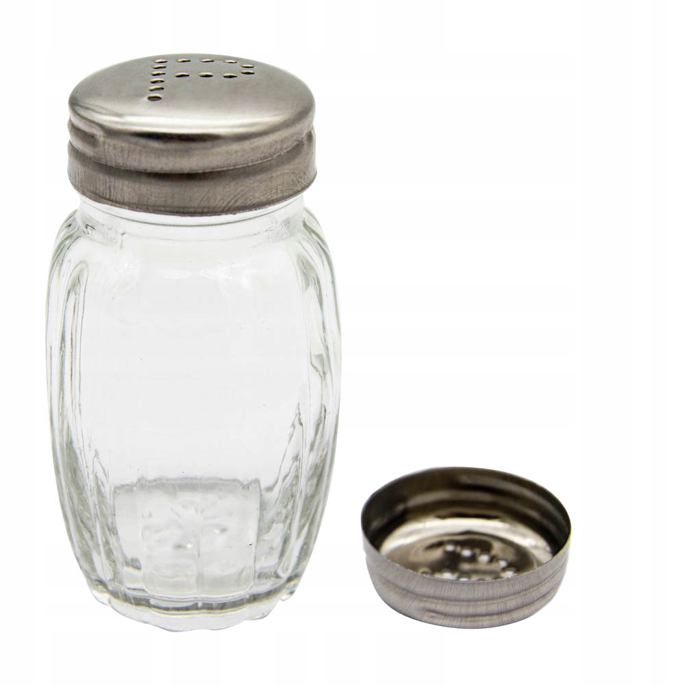 

Przyprawnik, szklany słoiczek, przezroczysty