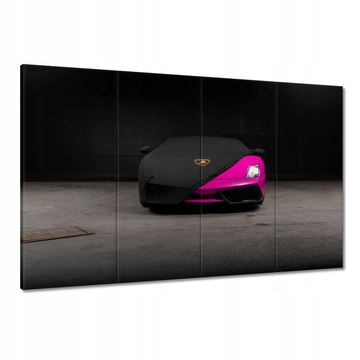 Obrazy 120x80 Růžové sportovní auto