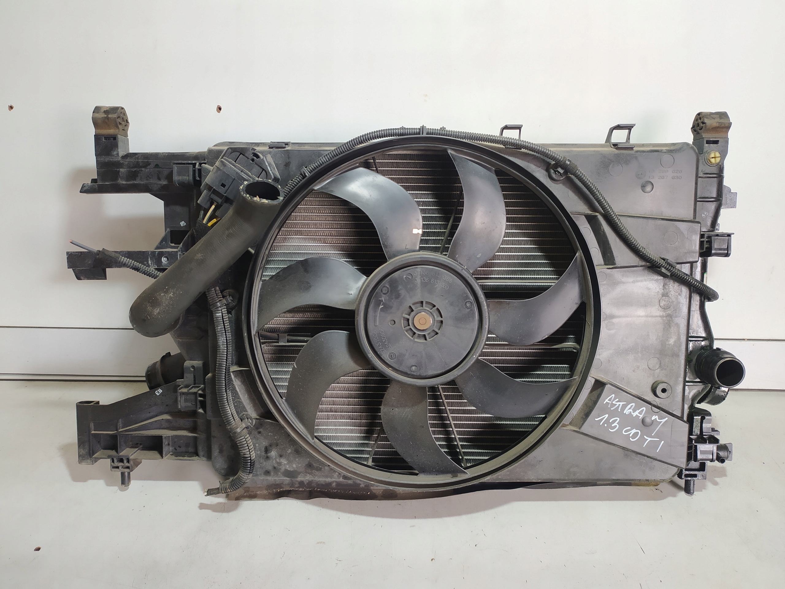 OPEL ASTRA IV J CHŁODNICE WENTYLATOR 1.3 CDTI