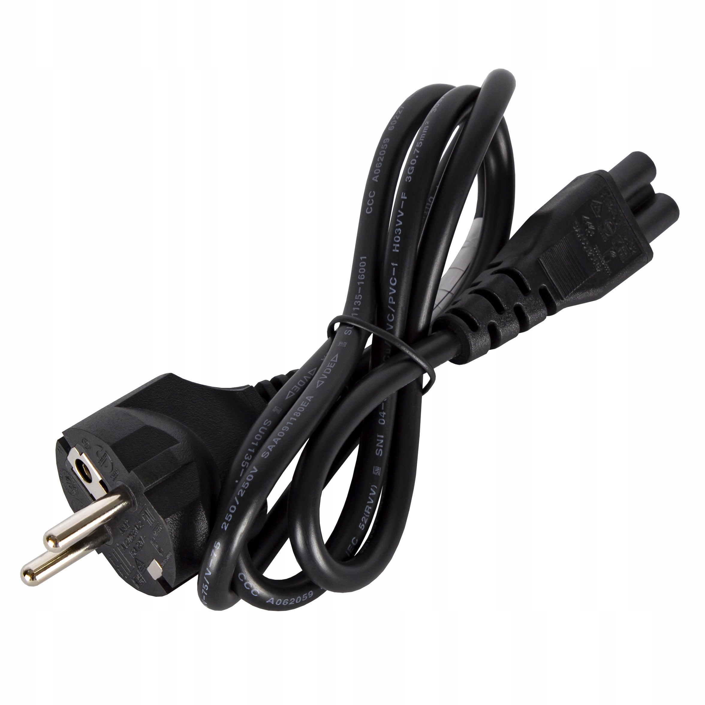 

Nowy Kabel przewód zasilający koniczynka 3Pin C5