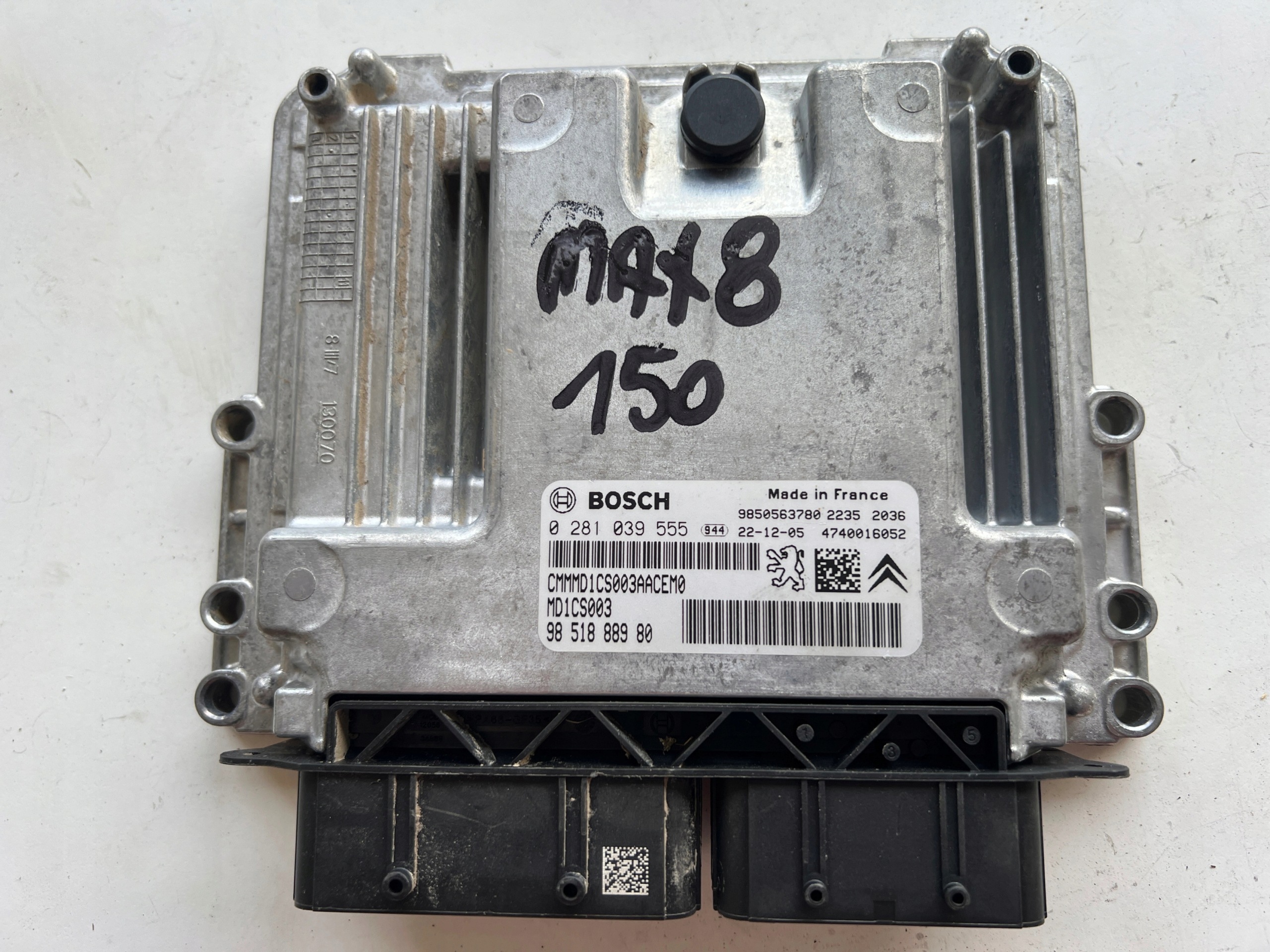 OPEL COMBO E 0281039555 9851888980 9850563780 4740016052 computer ECU