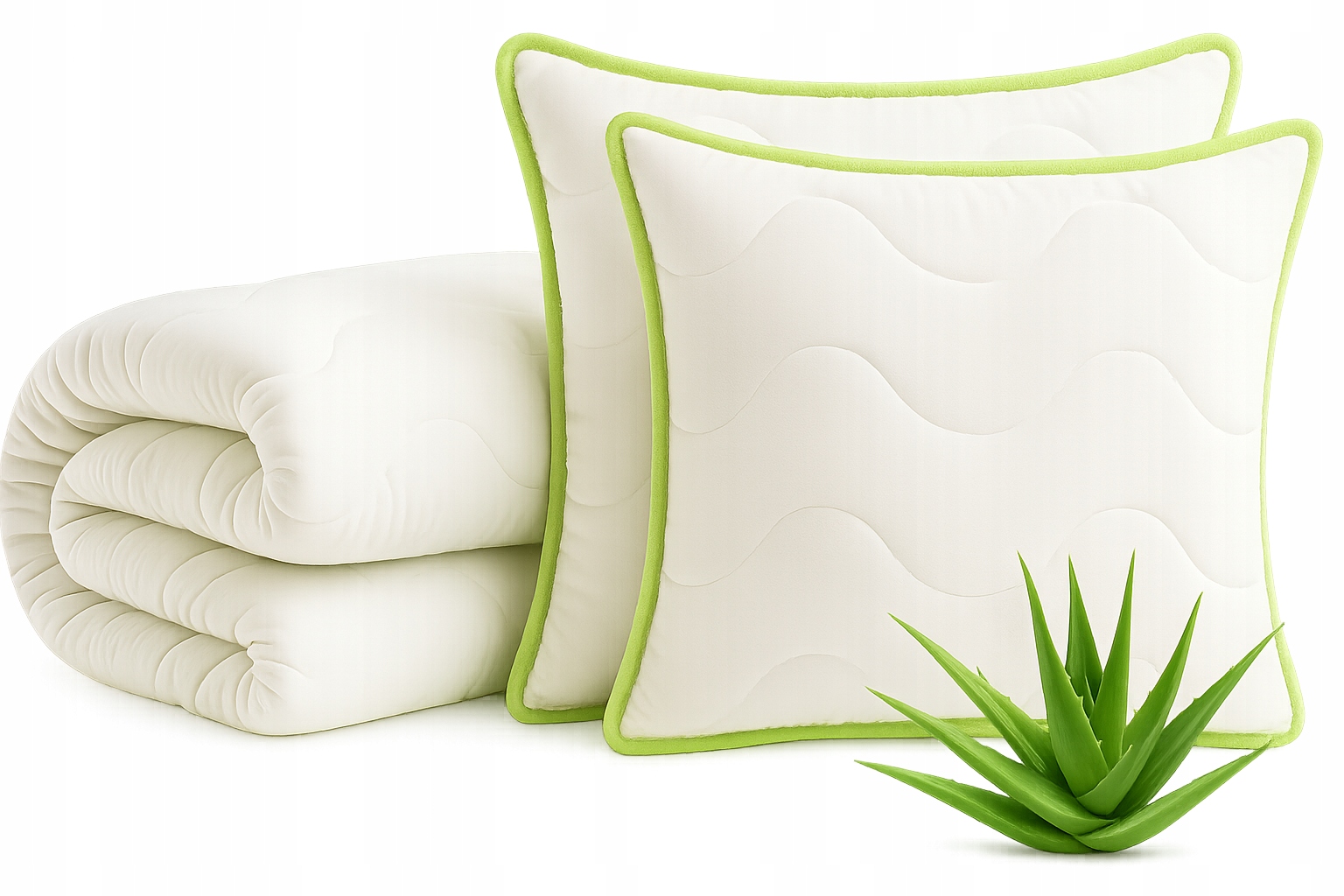 Celoroční přikrývka 160x200 2 polštáře 70x80 Sada Polská kvalita